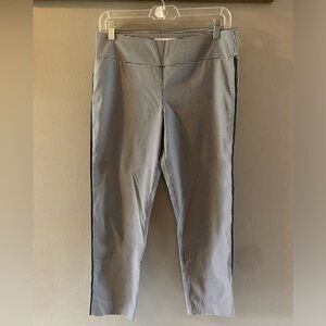 Margaret M Black and White Checkered Pants